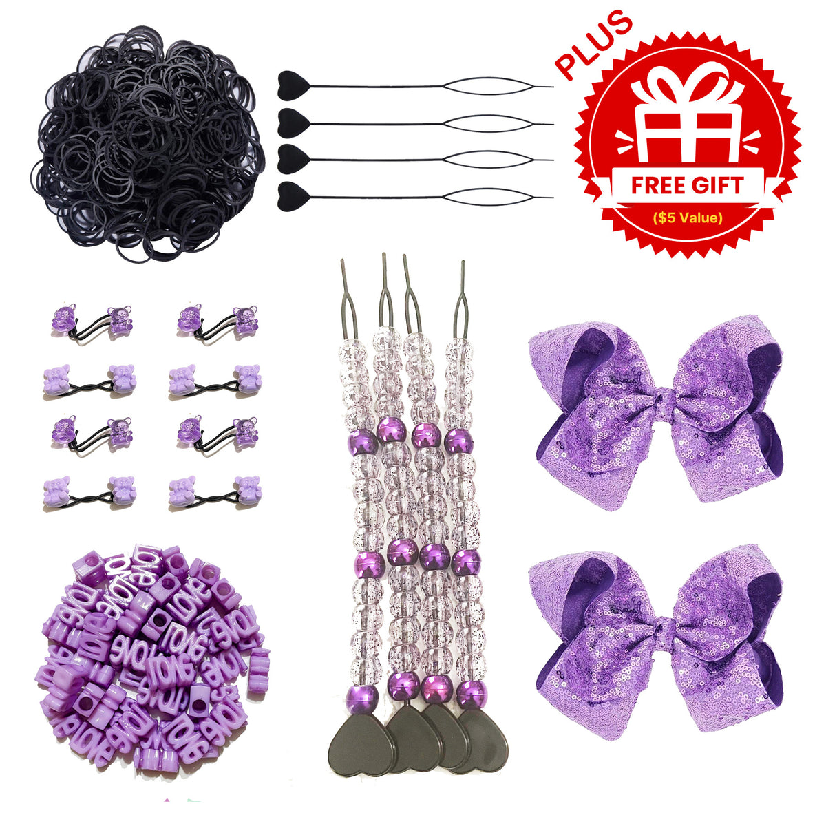 Barrette Box Glitter & Glow Monthly Subscription Box ($40 Value) – The Barrette Box