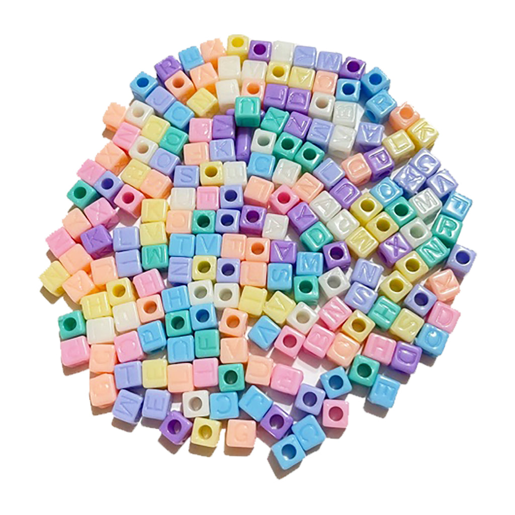 Block Beeds Coral Reef Alphabet Block Beads – The Barrette Box