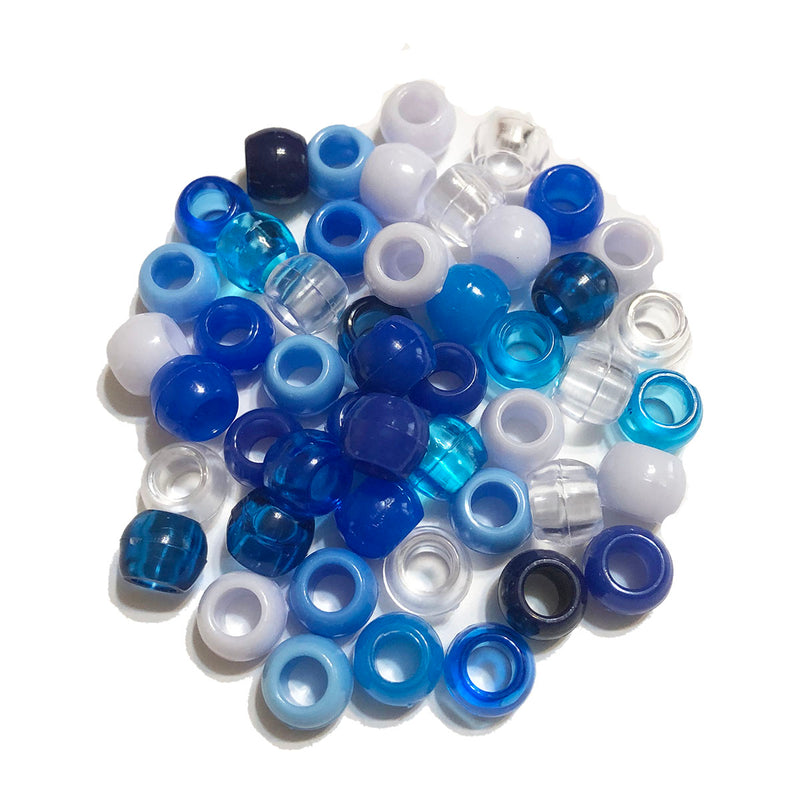 Blue Sky Hair Beads