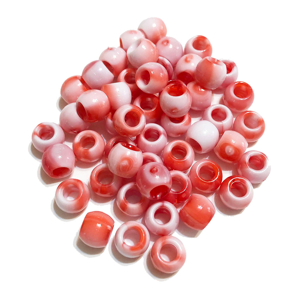 Candy Cane Hair Beads
