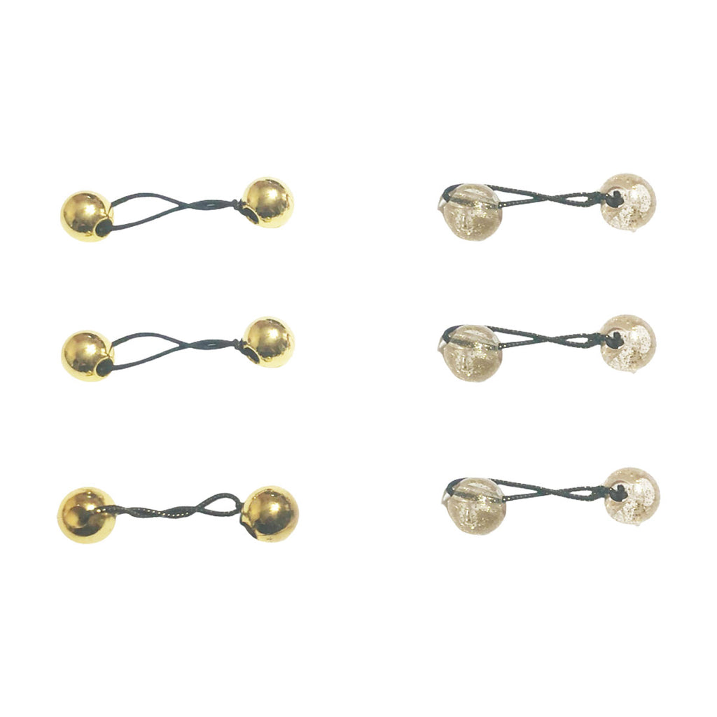 Bobble Set Gold Glitter Flake Bobble Set – The Barrette Box
