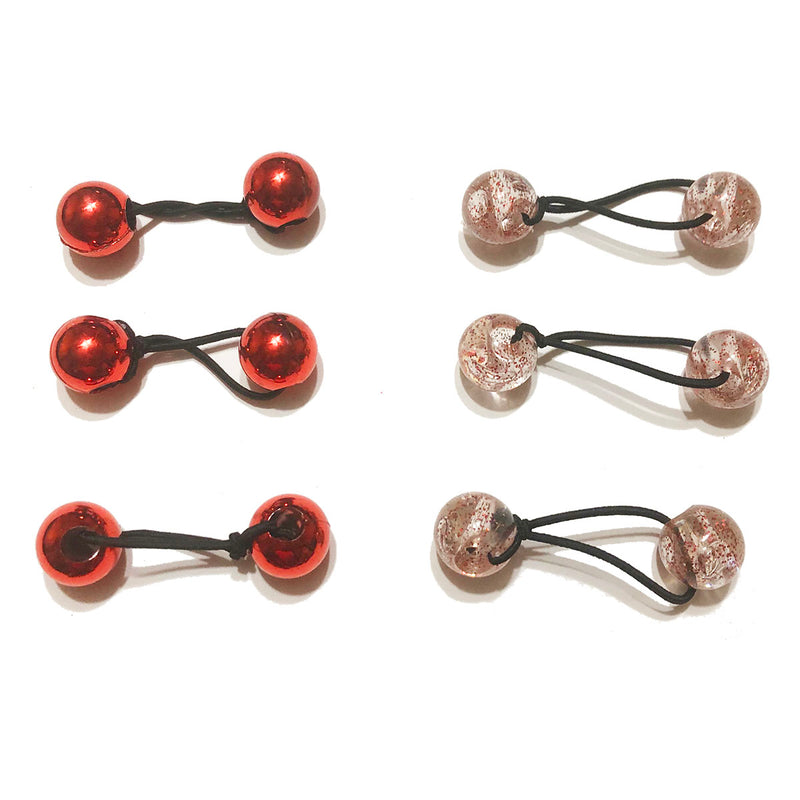 Red Lava Glitter Bobble Set