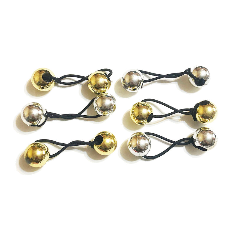 Gold & Silver Bobble Set